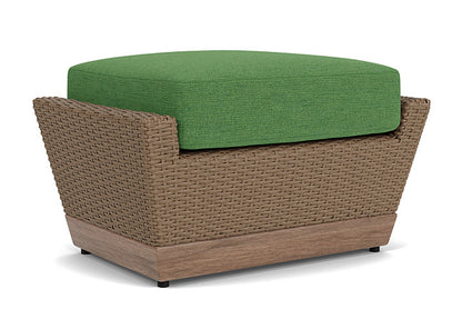 Lloyd Flanders - Charisma Ottoman In Brindle Finish With Seadog Botanical Fabric - 4210175142066 view 1