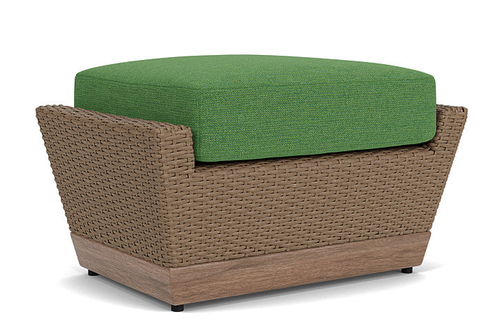Lloyd Flanders - Charisma Ottoman In Brindle Finish With Seadog Botanical Fabric - 4210175142066 view 2