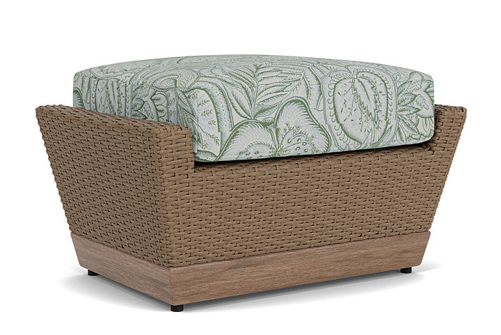 Lloyd Flanders - Charisma Ottoman In Brindle Finish With Sensibility Spring Fabric - 4210175142081 view 1