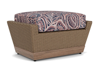 Lloyd Flanders - Charisma Ottoman In Brindle Finish With Sensiblity Splendor Fabric - 4210175142082 view 1