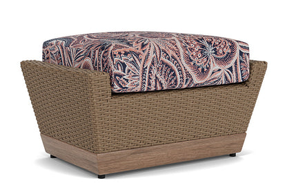 Lloyd Flanders - Charisma Ottoman In Brindle Finish With Sensiblity Splendor Fabric - 4210175142082 view 2