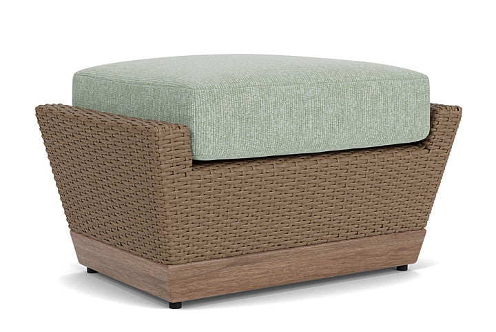 Lloyd Flanders - Charisma Ottoman In Brindle Finish With Serene Spa Fabric - 4210175142031 view 1