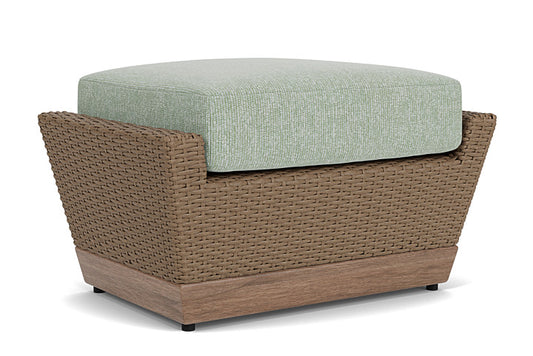 Lloyd Flanders - Charisma Ottoman In Brindle Finish With Serene Spa Fabric - 4210175142031 view 1