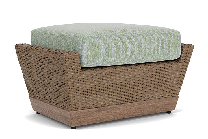 Lloyd Flanders - Charisma Ottoman In Brindle Finish With Serene Spa Fabric - 4210175142031 view 2