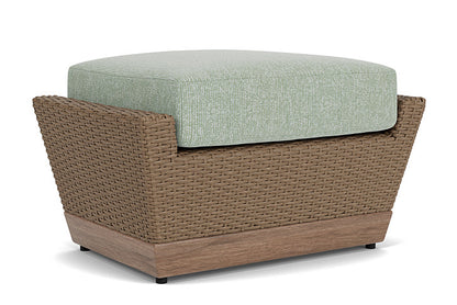 Lloyd Flanders - Charisma Ottoman In Brindle Finish With Serene Spa Fabric - 4210175142031 view 2