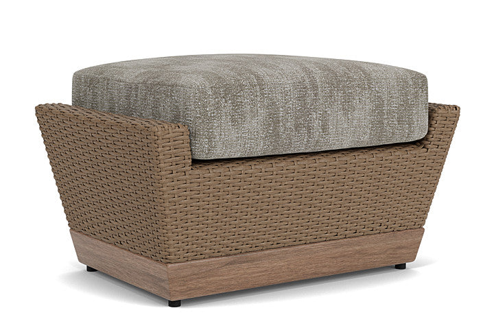 Lloyd Flanders - Charisma Ottoman In Brindle Finish With Surface Slate Fabric - 4210175142056 view 1