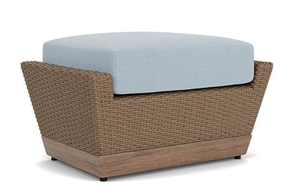 Lloyd Flanders - Charisma Ottoman In Brindle Finish With Unearth Dew Fabric - 4210175142084 view 1