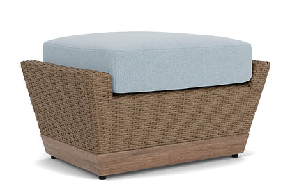 Lloyd Flanders - Charisma Ottoman In Brindle Finish With Unearth Dew Fabric - 4210175142084 view 2