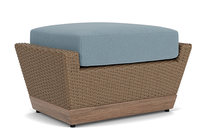 Lloyd Flanders - Charisma Ottoman In Brindle Finish With Unearth Mist Fabric - 4210175142068 view 1