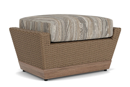 Lloyd Flanders - Charisma Ottoman In Brindle Finish With Woodgrain Ash Fabric - 421017514723 view 2