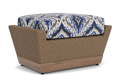 Lloyd Flanders - Charisma Ottoman In Brindle Finish With Yoko Mediterranean Fabric - 421017514705 view 2
