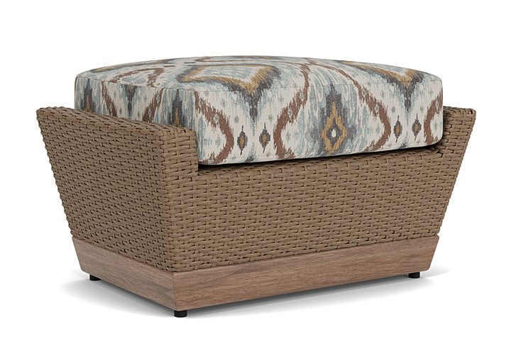 Lloyd Flanders - Charisma Ottoman In Brindle Finish With Yoko Mist Fabric - 421017514727 view 1