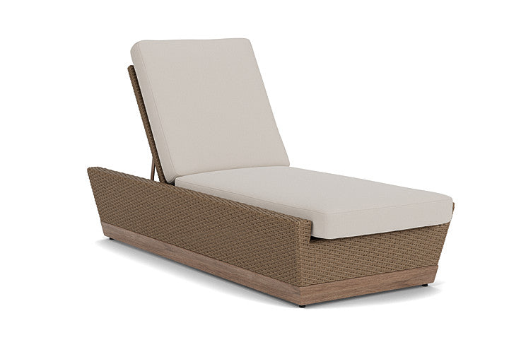 Lloyd Flanders - Charisma Pool Chaise In Brindle Finish With Azulu Twine Fabric - 4210205142034 view 1