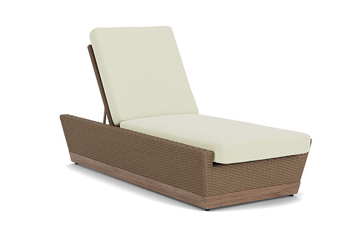 Lloyd Flanders - Charisma Pool Chaise In Brindle Finish With Bamboo Bay Meadow Fabric - 4210205142060 view 1