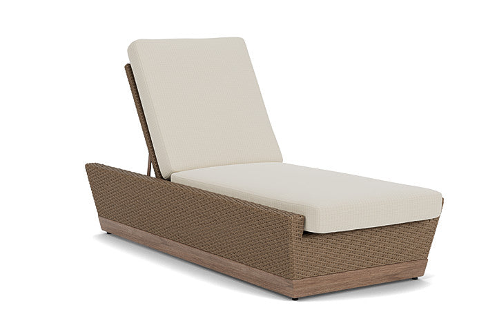 Lloyd Flanders - Charisma Pool Chaise In Brindle Finish With Beach Natural Fabric - 4210205142005 view 1
