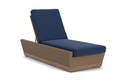 Lloyd Flanders - Charisma Pool Chaise In Brindle Finish With Beach Navy Fabric - 4210205142013 view 1