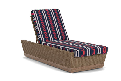 Lloyd Flanders - Charisma Pool Chaise In Brindle Finish With Berkely Hall Navy Fabric - 4210205142063 view 1