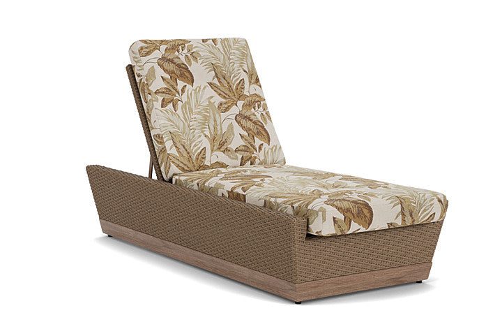 Lloyd Flanders - Charisma Pool Chaise In Brindle Finish With Botanic Willow Fabric - 421020514164 view 1