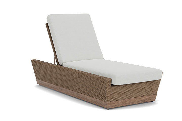 Lloyd Flanders - Charisma Pool Chaise In Brindle Finish With Bright Side Fog Fabric - 4210205142012 view 1