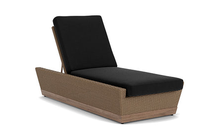 Lloyd Flanders - Charisma Pool Chaise In Brindle Finish With Canvas Black Fabric - 421020514157 view 1