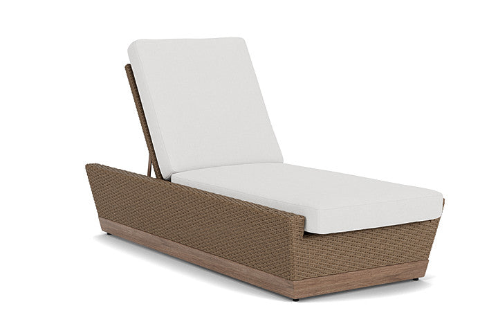 Lloyd Flanders - Charisma Pool Chaise In Brindle Finish With Canvas Natural Fabric - 421020514159 view 1