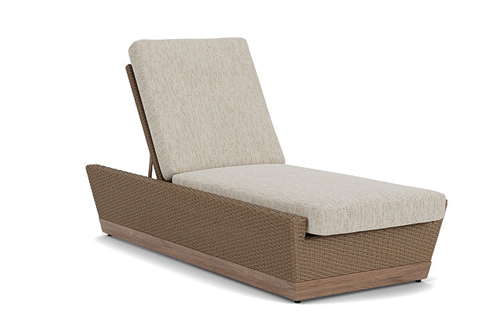 Lloyd Flanders - Charisma Pool Chaise In Brindle Finish With Charlotte Sparrow Fabric - 421020514183 view 1