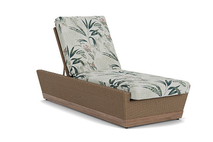 Lloyd Flanders - Charisma Pool Chaise In Brindle Finish With Delicate Botanical Sage Fabric - 4210205142075 view 1