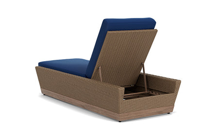 Lloyd Flanders - Charisma Pool Chaise In Brindle Finish With Flagship Lapis Fabric - 4210205141813 view 2