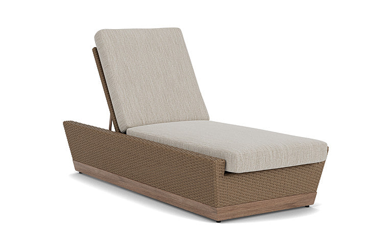 Lloyd Flanders - Charisma Pool Chaise In Brindle Finish With Friendly Flax Fabric - 4210205142026 view 1