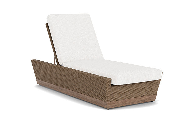 Lloyd Flanders - Charisma Pool Chaise In Brindle Finish With Friendly Natural Fabric - 4210205142042 view 1