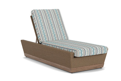 Lloyd Flanders - Charisma Pool Chaise In Brindle Finish With Ilona Resort Fabric - 4210205142069 view 1