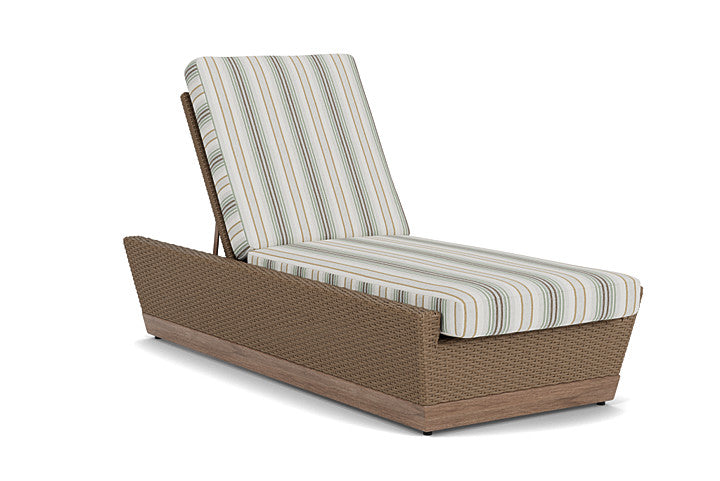 Lloyd Flanders - Charisma Pool Chaise In Brindle Finish With Jansen Eucalyptus Fabric - 4210205142061 view 1