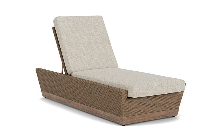 Lloyd Flanders - Charisma Pool Chaise In Brindle Finish With Knotty Mineral Fabric - 4210205142046 view 1