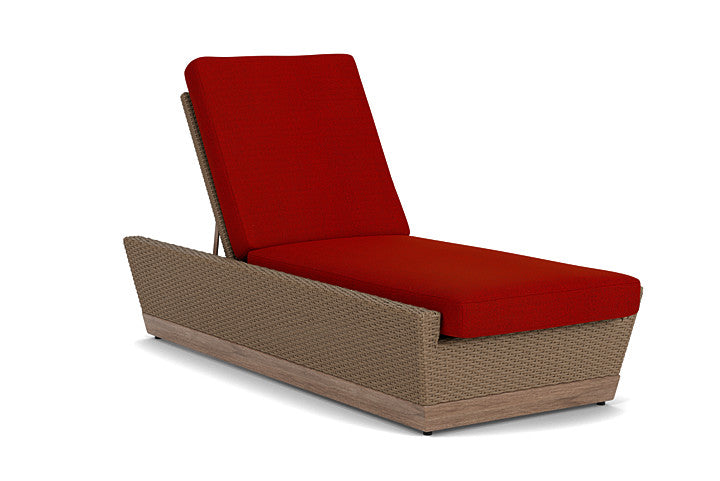Lloyd Flanders - Charisma Pool Chaise In Brindle Finish With Partyline Lollipop Fabric - 4210205142054 view 1