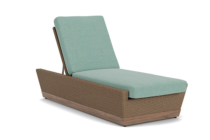 Lloyd Flanders - Charisma Pool Chaise In Brindle Finish With Pavian Pool Fabric - 4210205142045 view 1