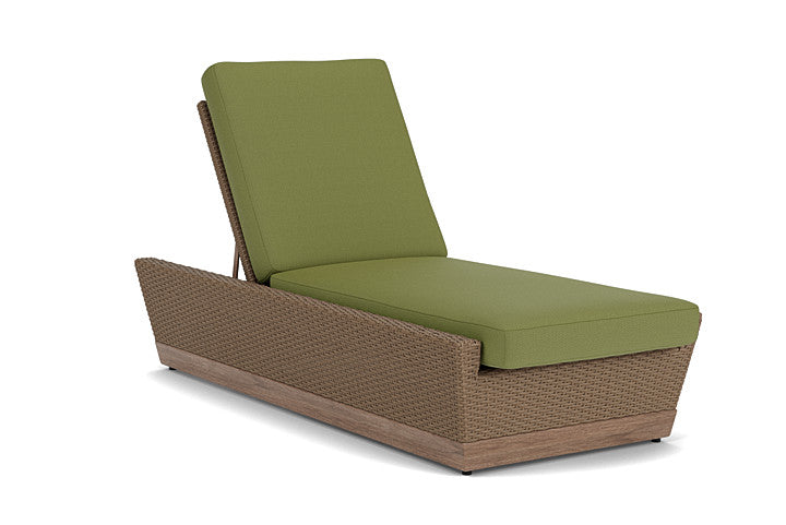 Lloyd Flanders - Charisma Pool Chaise In Brindle Finish With Reflections Grass Fabric - 4210205142051 view 1