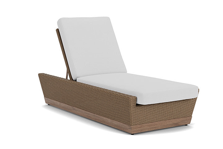Lloyd Flanders - Charisma Pool Chaise In Brindle Finish With Reflections Ice Fabric - 4210205142052 view 1