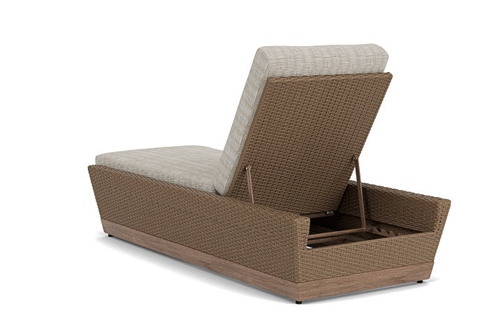 Lloyd Flanders - Charisma Pool Chaise In Brindle Finish With Romulo Mineral Fabric - 4210205142050 view 2