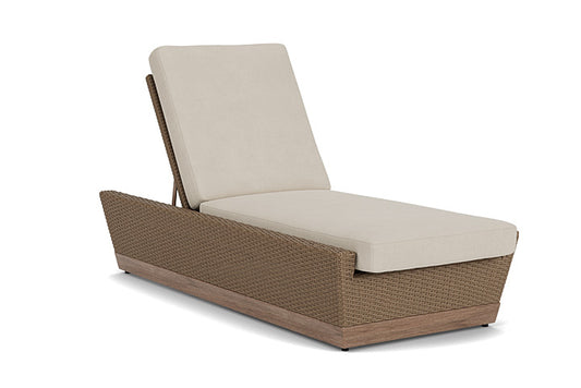 Lloyd Flanders - Charisma Pool Chaise In Brindle Finish With Sandberg Flax Fabric - 4210205142027 view 1