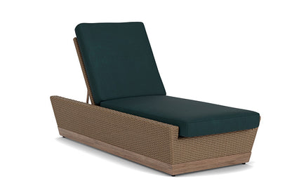 Lloyd Flanders - Charisma Pool Chaise In Brindle Finish With Sandberg Lagoon Fabric - 4210205142039 view 1