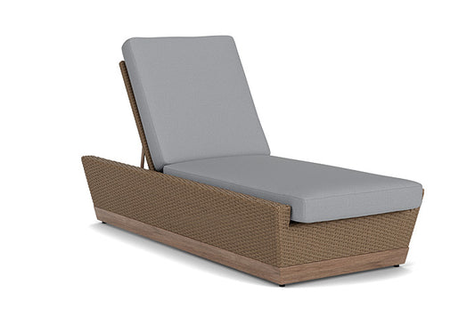 Lloyd Flanders - Charisma Pool Chaise In Brindle Finish With Sandberg Pewter Fabric - 4210205142029 view 1