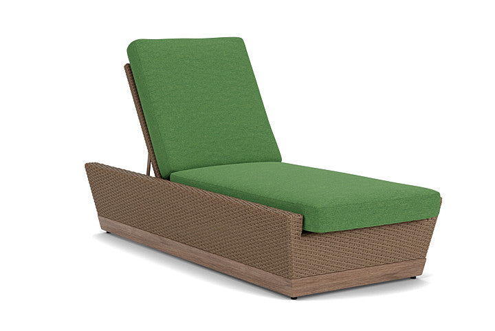 Lloyd Flanders - Charisma Pool Chaise In Brindle Finish With Seadog Botanical Fabric - 4210205142066 view 1
