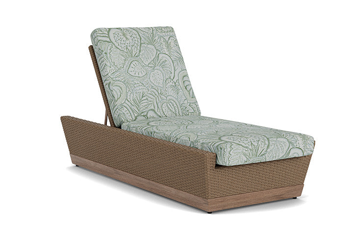 Lloyd Flanders - Charisma Pool Chaise In Brindle Finish With Sensibility Spring Fabric - 4210205142081 view 1