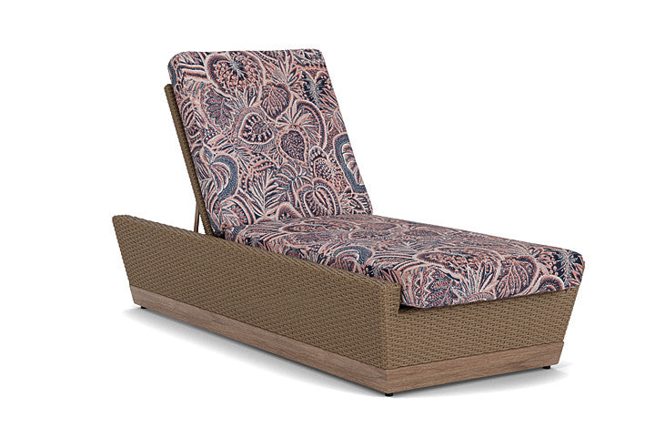 Lloyd Flanders - Charisma Pool Chaise In Brindle Finish With Sensiblity Splendor Fabric - 4210205142082 view 1
