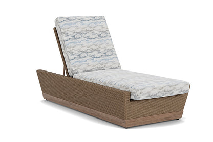 Lloyd Flanders - Charisma Pool Chaise In Brindle Finish With Stratosphere Cloud Fabric - 4210205141966 view 1