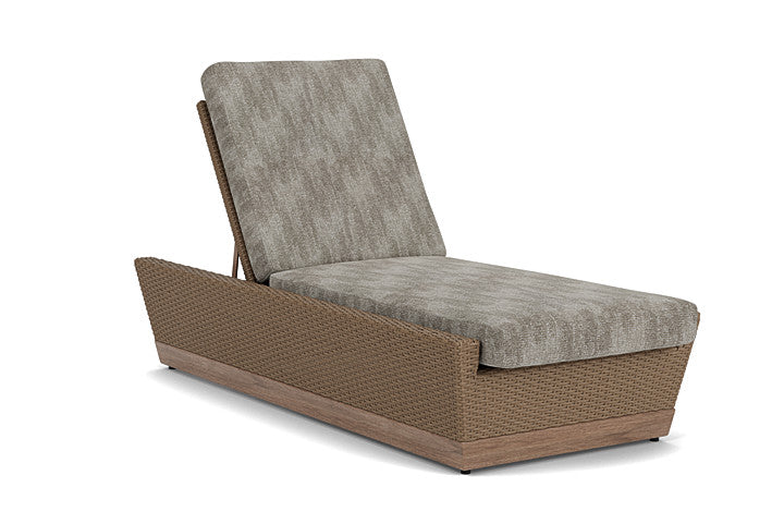 Lloyd Flanders - Charisma Pool Chaise In Brindle Finish With Surface Slate Fabric - 4210205142056 view 1