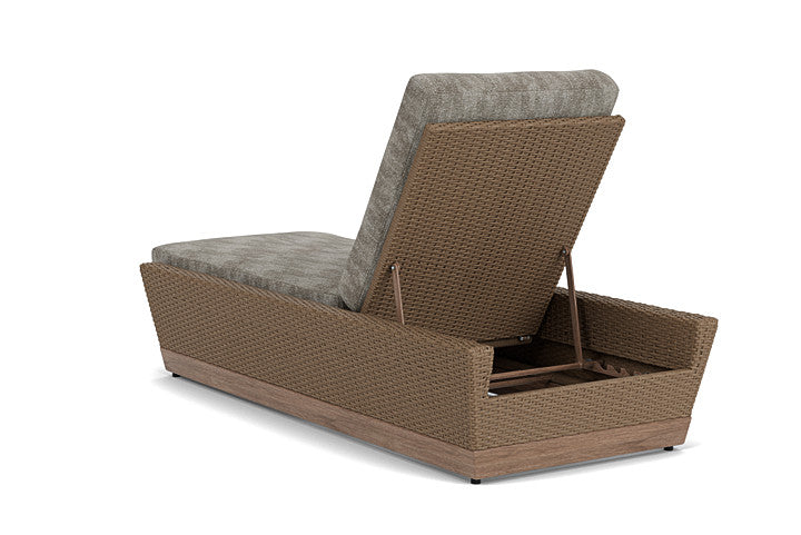 Lloyd Flanders - Charisma Pool Chaise In Brindle Finish With Surface Slate Fabric - 4210205142056 view 2