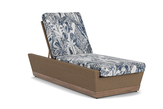 Lloyd Flanders - Charisma Pool Chaise In Brindle Finish With Wayfarer Mist Fabric - 4210205142074 view 1