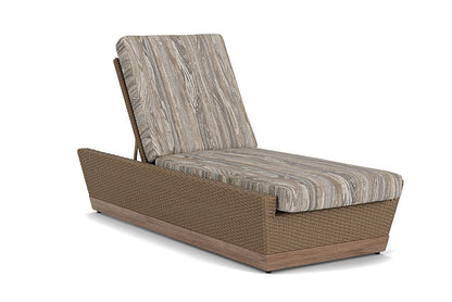 Lloyd Flanders - Charisma Pool Chaise In Brindle Finish With Woodgrain Ash Fabric - 421020514723 view 1