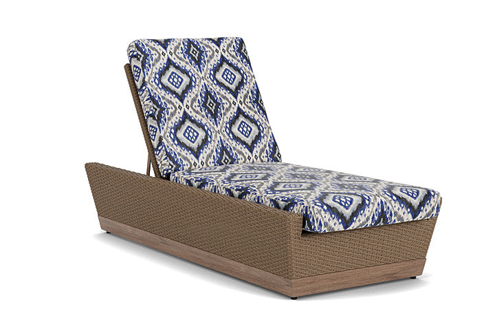 Lloyd Flanders - Charisma Pool Chaise In Brindle Finish With Yoko Mediterranean Fabric - 421020514705 view 1